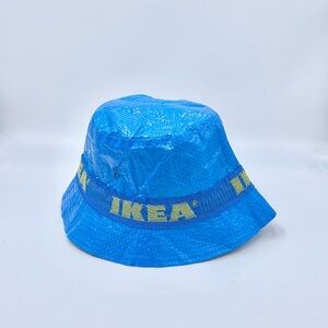 IKEA KNORVA Frakta Blue Yellow Lined Bucket Hat Adult OSFM